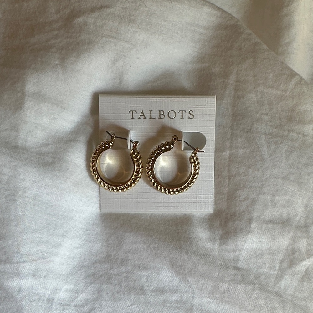 Talbots Gold Hoops